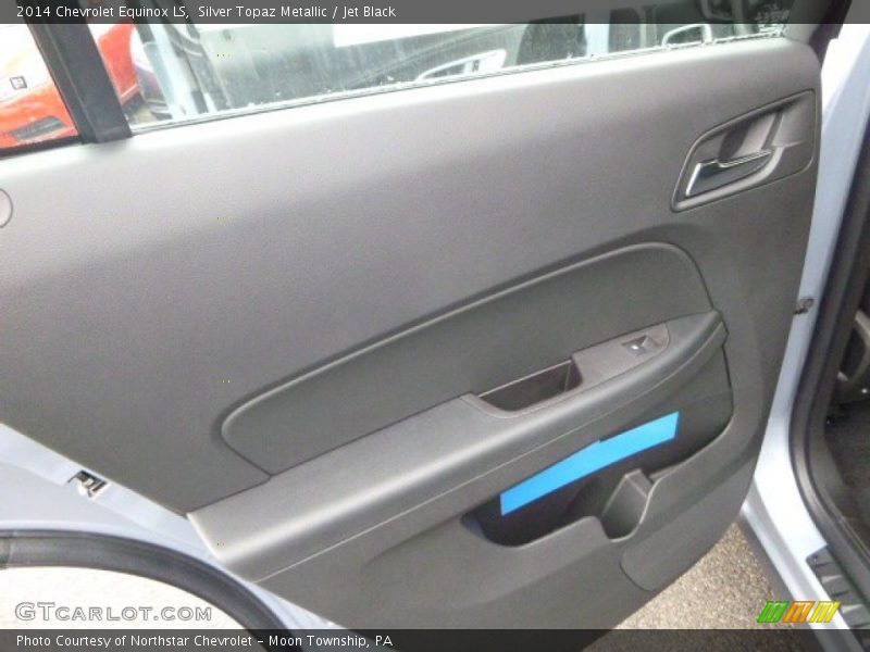 Silver Topaz Metallic / Jet Black 2014 Chevrolet Equinox LS