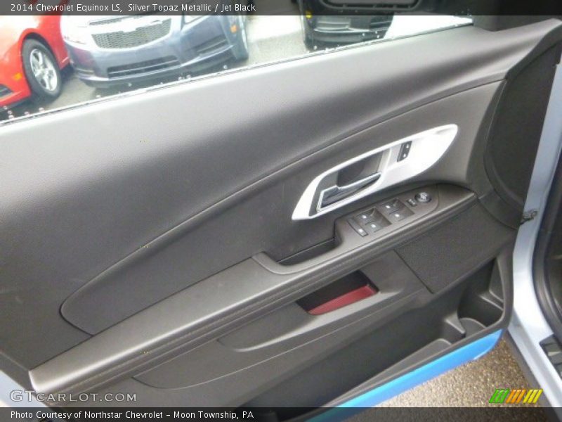 Silver Topaz Metallic / Jet Black 2014 Chevrolet Equinox LS