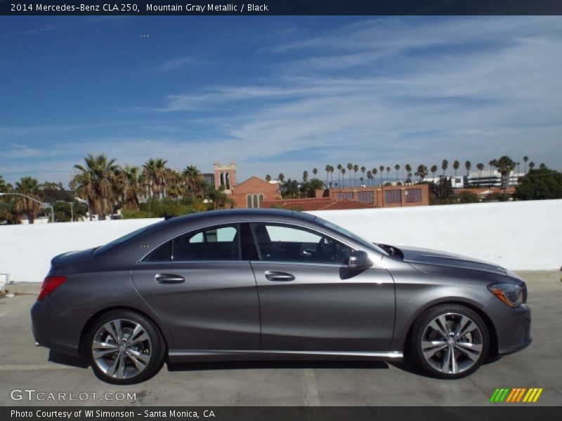 Mountain Gray Metallic / Black 2014 Mercedes-Benz CLA 250