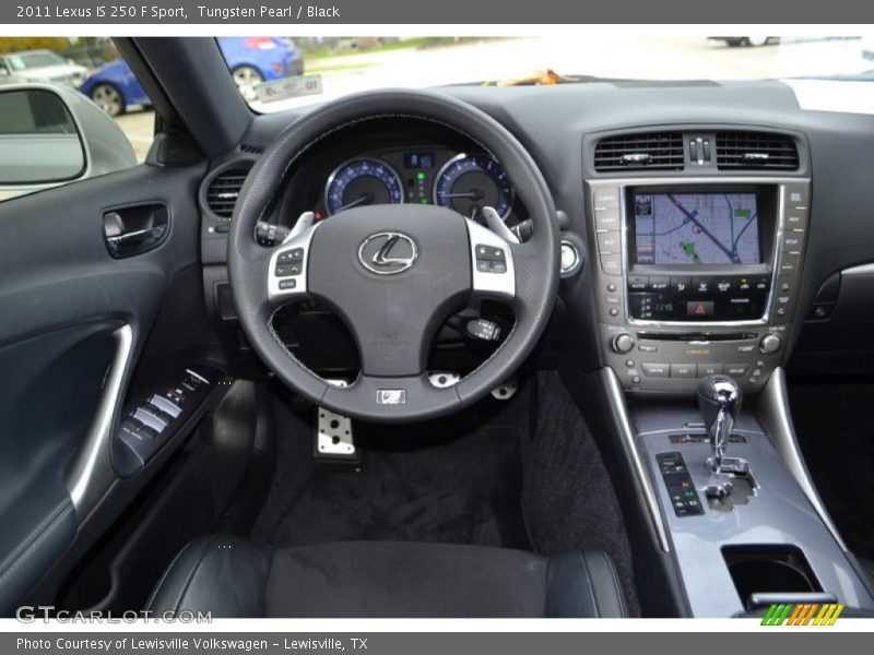 Tungsten Pearl / Black 2011 Lexus IS 250 F Sport