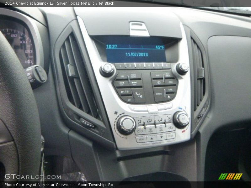 Silver Topaz Metallic / Jet Black 2014 Chevrolet Equinox LS
