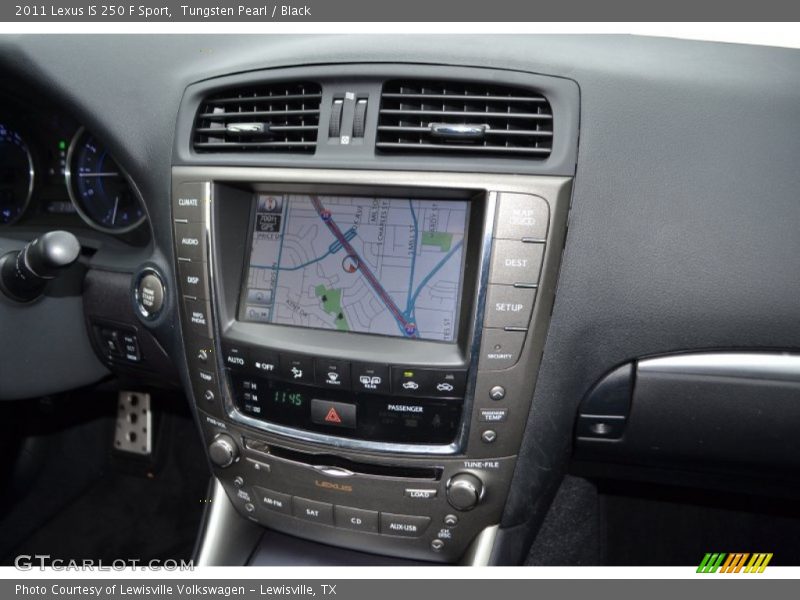 Tungsten Pearl / Black 2011 Lexus IS 250 F Sport