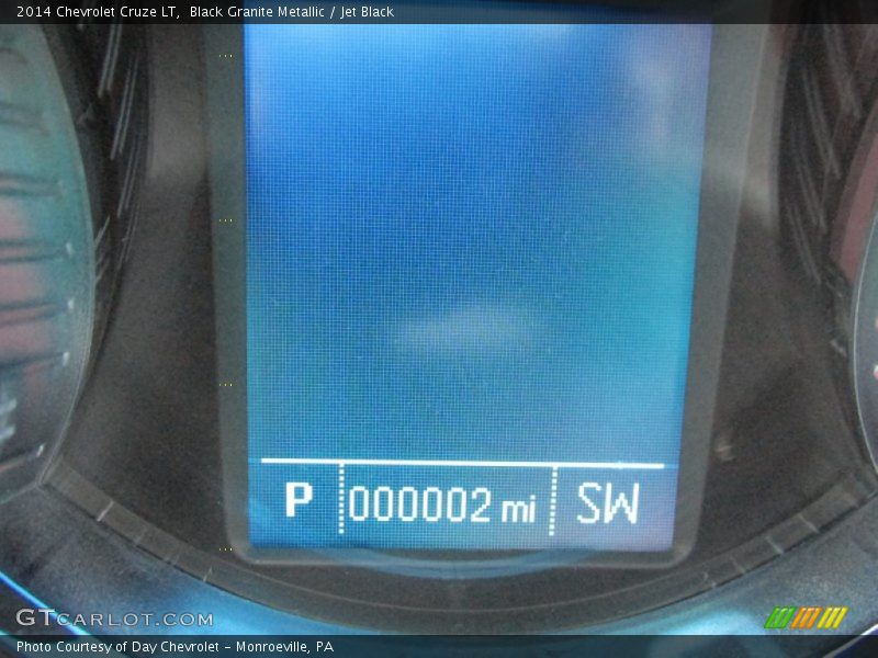 Black Granite Metallic / Jet Black 2014 Chevrolet Cruze LT