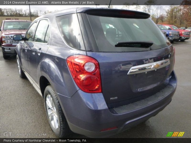 Atlantis Blue Metallic / Jet Black 2014 Chevrolet Equinox LS AWD