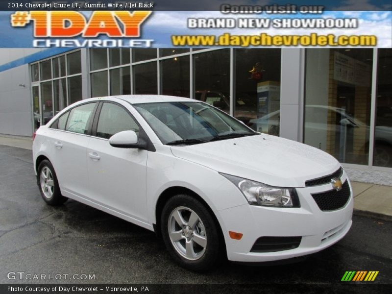 Summit White / Jet Black 2014 Chevrolet Cruze LT