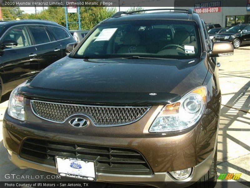 Driftwood Metallic / Beige 2010 Hyundai Veracruz Limited