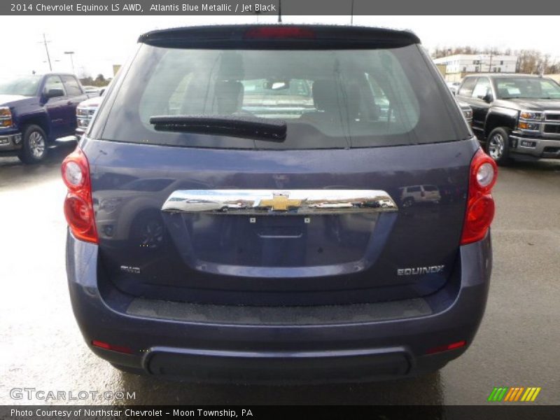 Atlantis Blue Metallic / Jet Black 2014 Chevrolet Equinox LS AWD