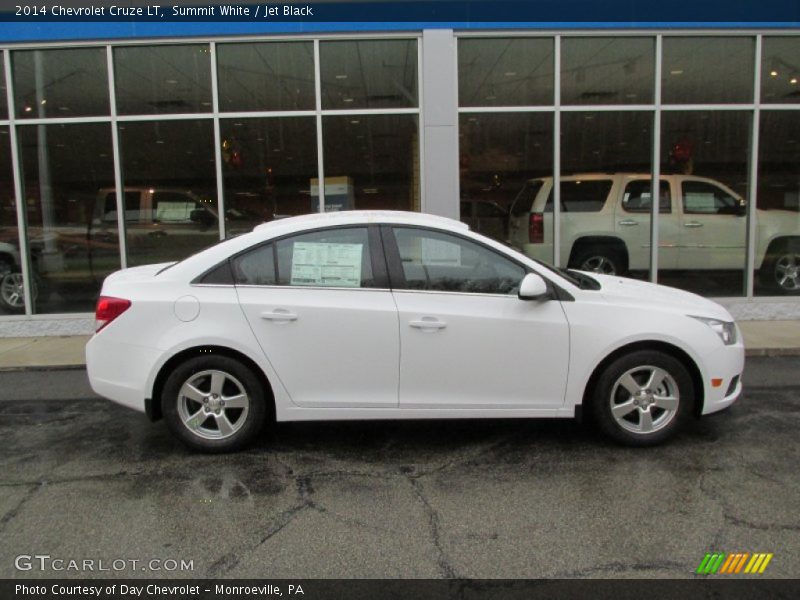 Summit White / Jet Black 2014 Chevrolet Cruze LT