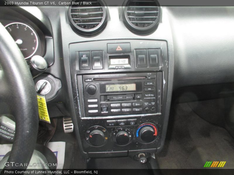Carbon Blue / Black 2003 Hyundai Tiburon GT V6