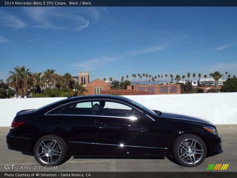 Black / Black 2014 Mercedes-Benz E 350 Coupe
