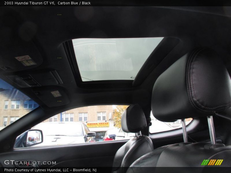 Carbon Blue / Black 2003 Hyundai Tiburon GT V6