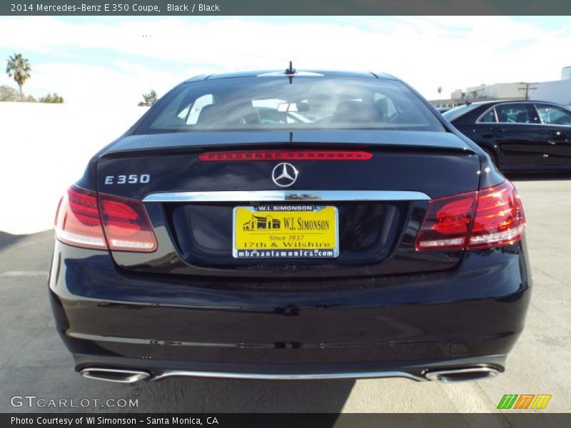 Black / Black 2014 Mercedes-Benz E 350 Coupe