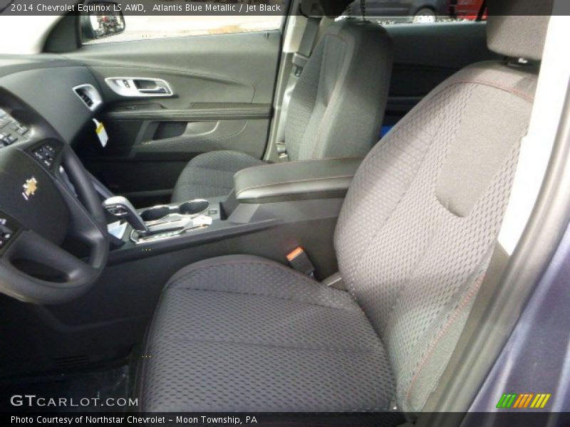 Atlantis Blue Metallic / Jet Black 2014 Chevrolet Equinox LS AWD