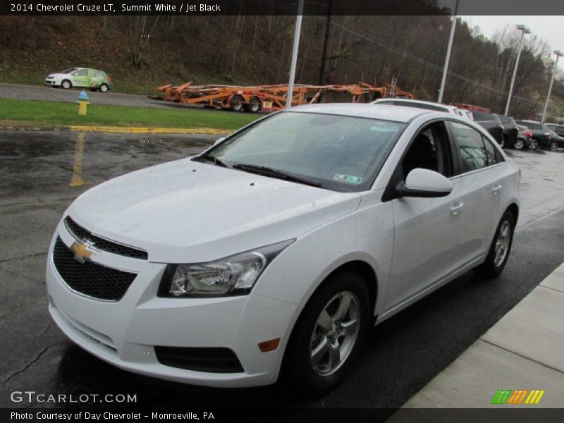 Summit White / Jet Black 2014 Chevrolet Cruze LT