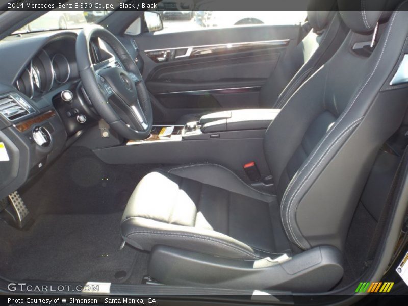 Black / Black 2014 Mercedes-Benz E 350 Coupe