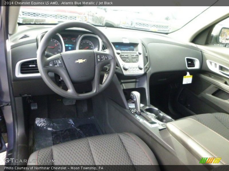 Atlantis Blue Metallic / Jet Black 2014 Chevrolet Equinox LS AWD