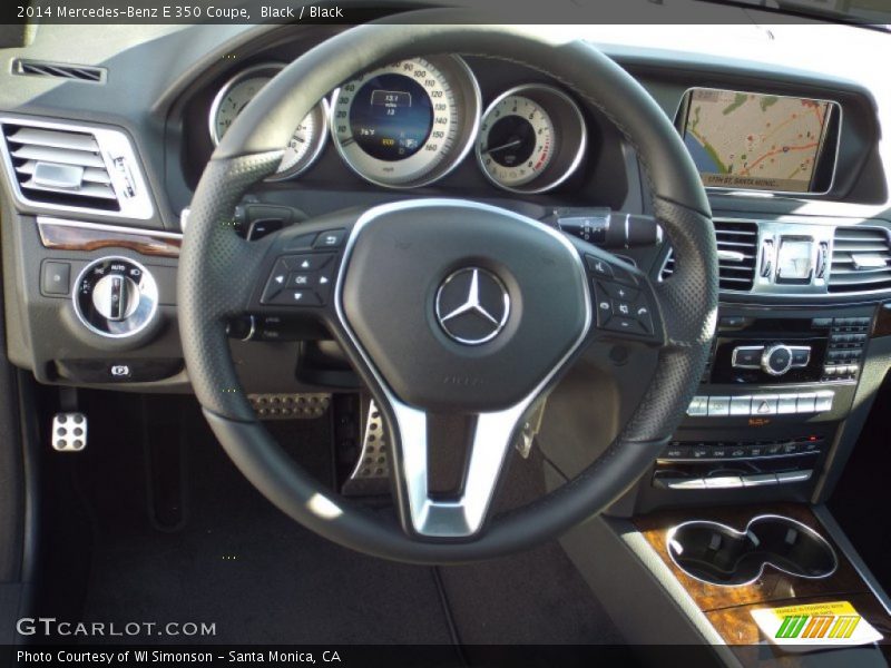 Black / Black 2014 Mercedes-Benz E 350 Coupe