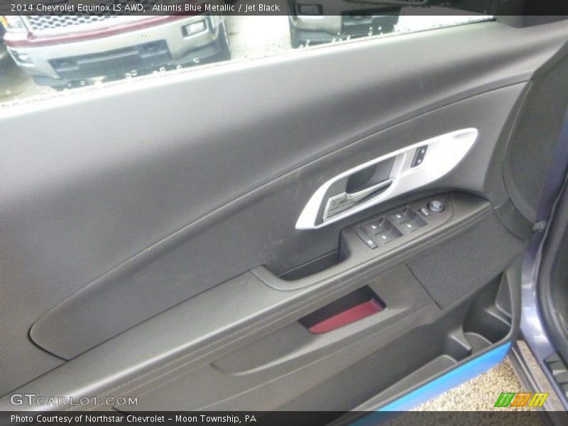 Atlantis Blue Metallic / Jet Black 2014 Chevrolet Equinox LS AWD