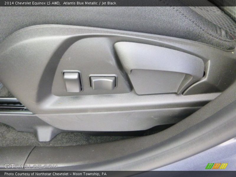 Atlantis Blue Metallic / Jet Black 2014 Chevrolet Equinox LS AWD