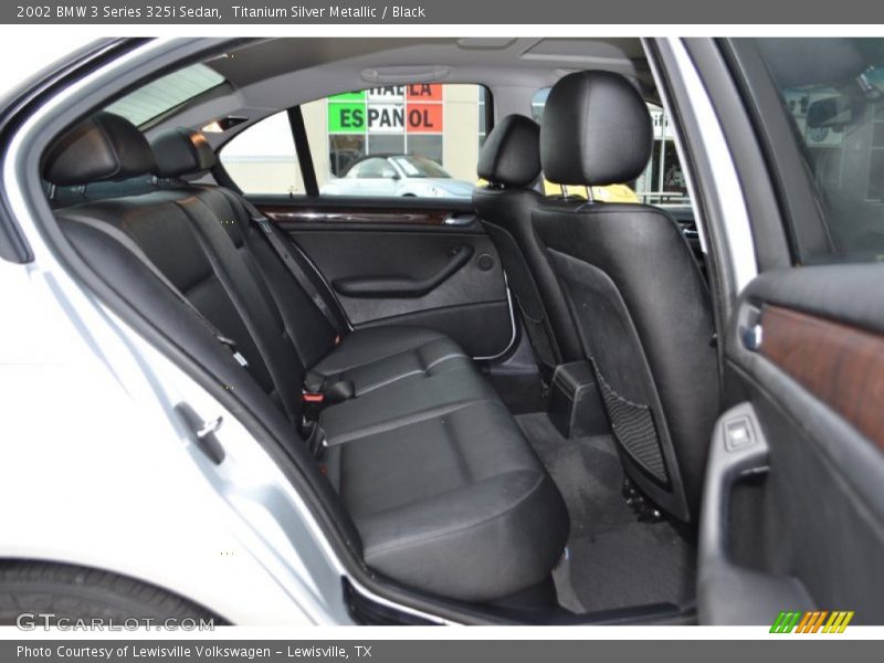 Titanium Silver Metallic / Black 2002 BMW 3 Series 325i Sedan