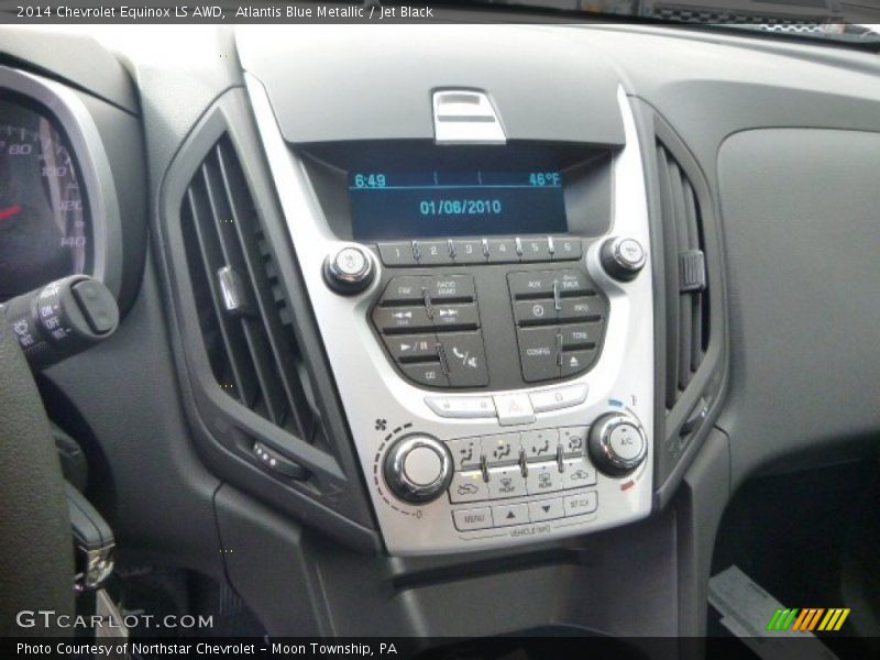 Atlantis Blue Metallic / Jet Black 2014 Chevrolet Equinox LS AWD