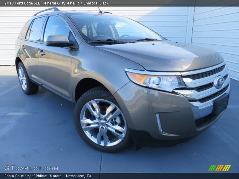 Mineral Gray Metallic / Charcoal Black 2013 Ford Edge SEL