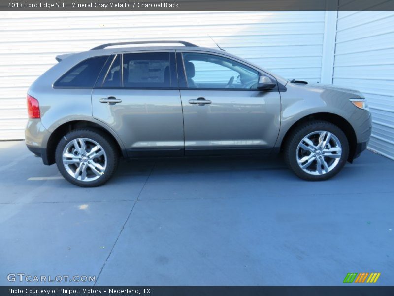 Mineral Gray Metallic / Charcoal Black 2013 Ford Edge SEL