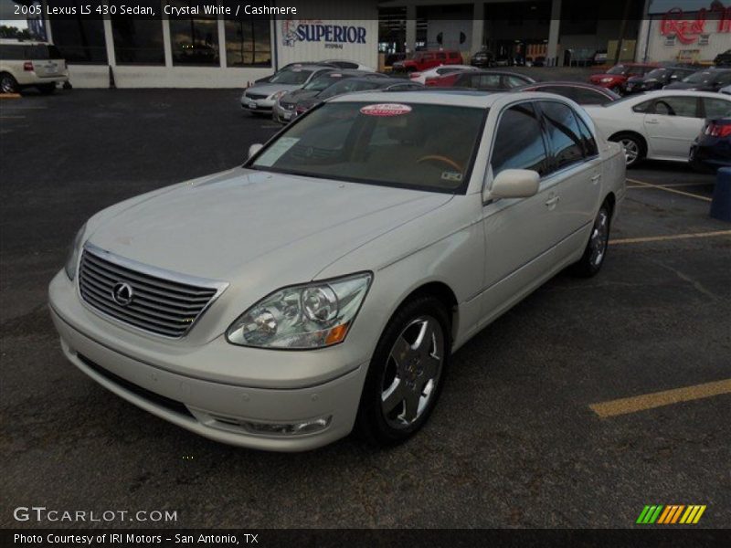 Crystal White / Cashmere 2005 Lexus LS 430 Sedan