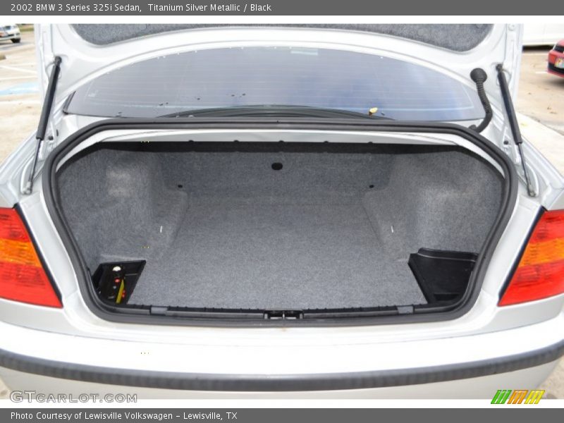 Titanium Silver Metallic / Black 2002 BMW 3 Series 325i Sedan