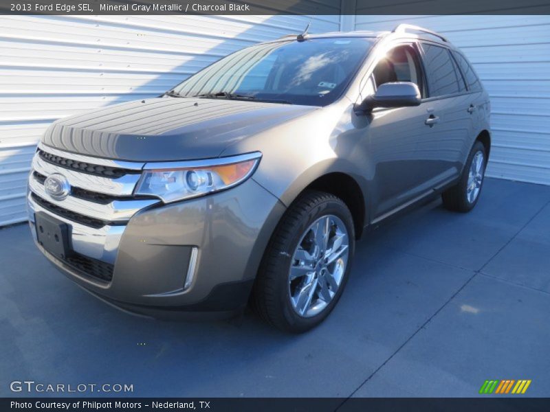 Mineral Gray Metallic / Charcoal Black 2013 Ford Edge SEL