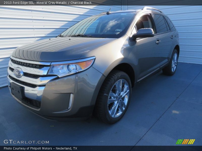 Mineral Gray Metallic / Charcoal Black 2013 Ford Edge SEL