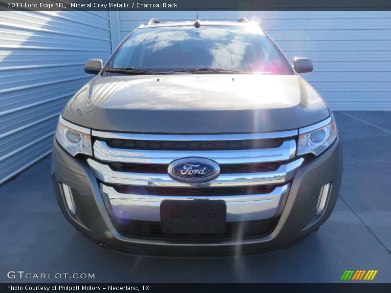 Mineral Gray Metallic / Charcoal Black 2013 Ford Edge SEL