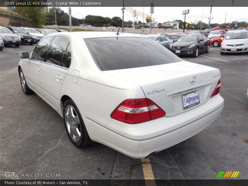 Crystal White / Cashmere 2005 Lexus LS 430 Sedan