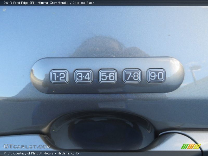 Mineral Gray Metallic / Charcoal Black 2013 Ford Edge SEL