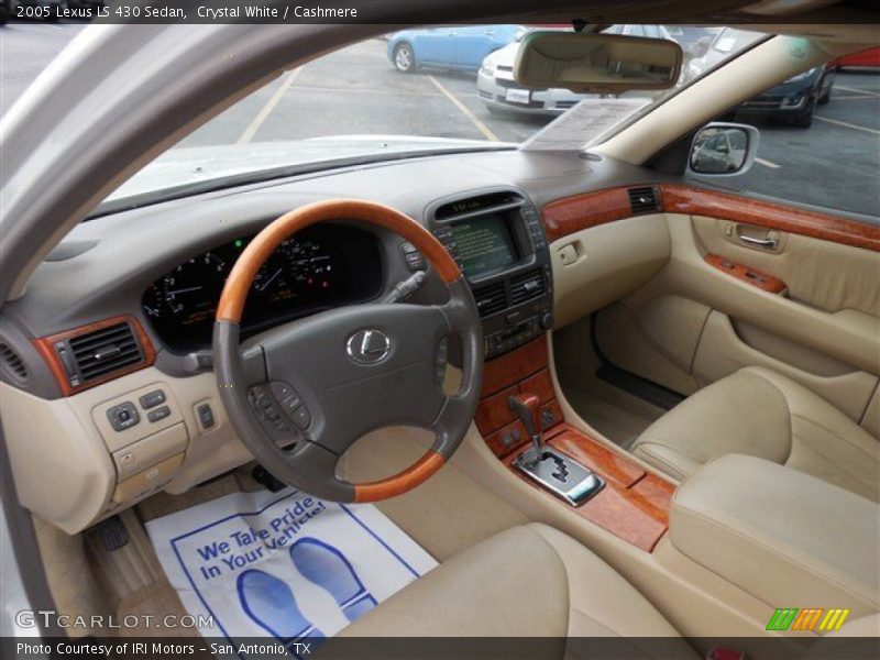 Crystal White / Cashmere 2005 Lexus LS 430 Sedan