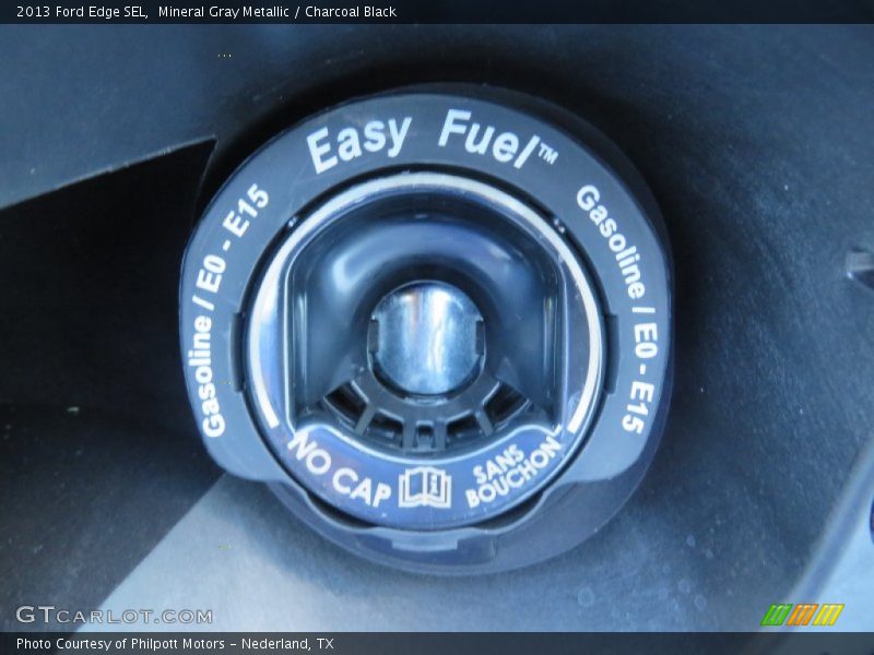 Mineral Gray Metallic / Charcoal Black 2013 Ford Edge SEL