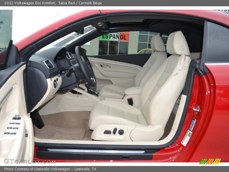 Salsa Red / Cornsilk Beige 2012 Volkswagen Eos Komfort