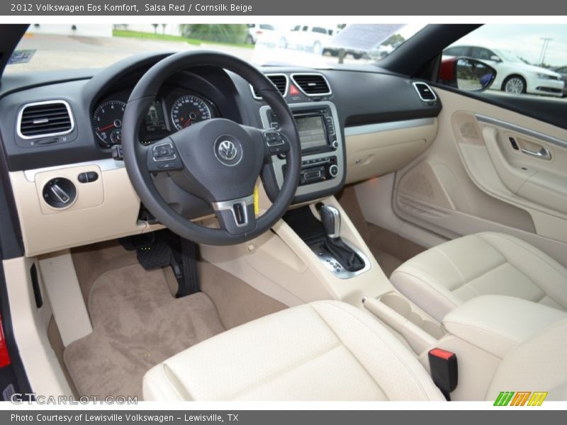  2012 Eos Komfort Cornsilk Beige Interior