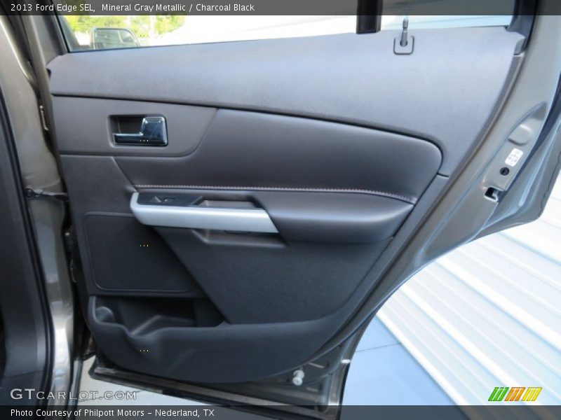 Mineral Gray Metallic / Charcoal Black 2013 Ford Edge SEL
