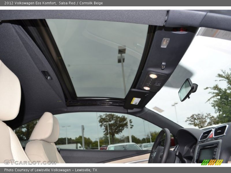 Salsa Red / Cornsilk Beige 2012 Volkswagen Eos Komfort