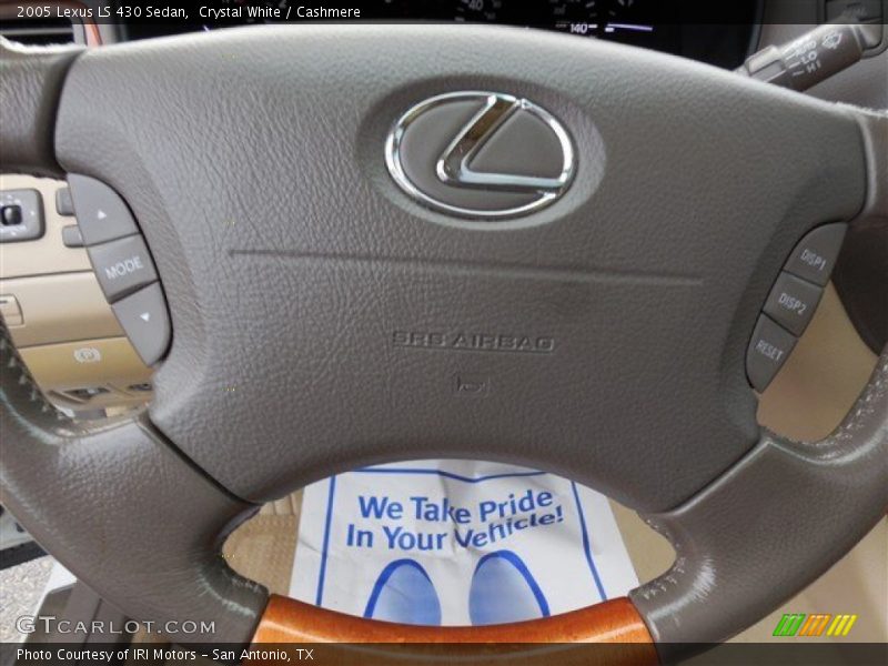 Crystal White / Cashmere 2005 Lexus LS 430 Sedan