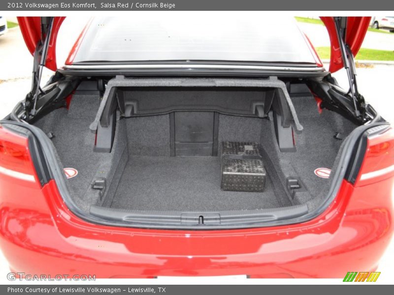 Salsa Red / Cornsilk Beige 2012 Volkswagen Eos Komfort