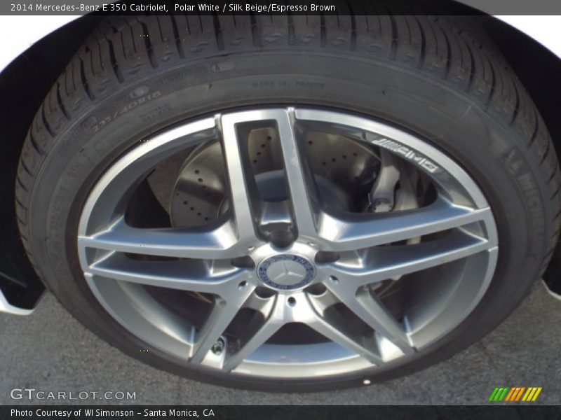 Polar White / Silk Beige/Espresso Brown 2014 Mercedes-Benz E 350 Cabriolet