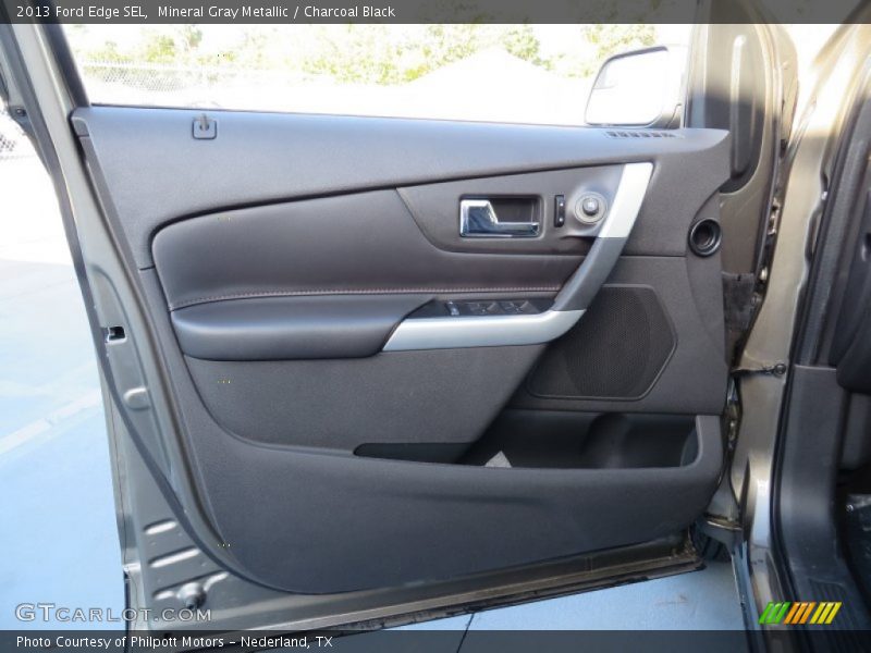 Mineral Gray Metallic / Charcoal Black 2013 Ford Edge SEL