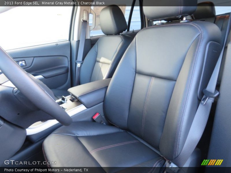 Mineral Gray Metallic / Charcoal Black 2013 Ford Edge SEL