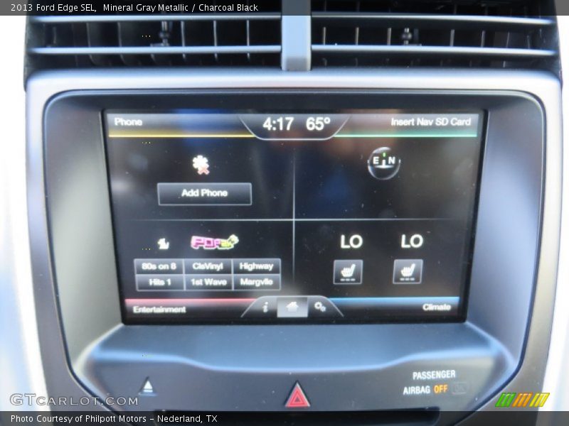 Mineral Gray Metallic / Charcoal Black 2013 Ford Edge SEL