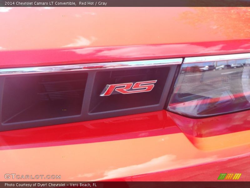 Red Hot / Gray 2014 Chevrolet Camaro LT Convertible