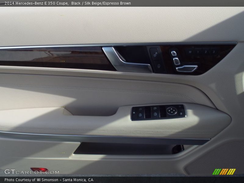 Black / Silk Beige/Espresso Brown 2014 Mercedes-Benz E 350 Coupe