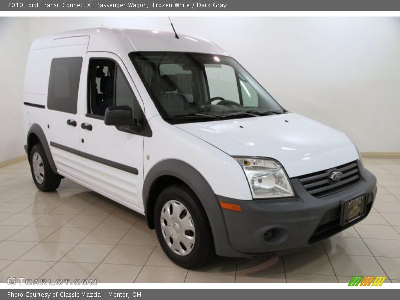 Frozen White / Dark Gray 2010 Ford Transit Connect XL Passenger Wagon