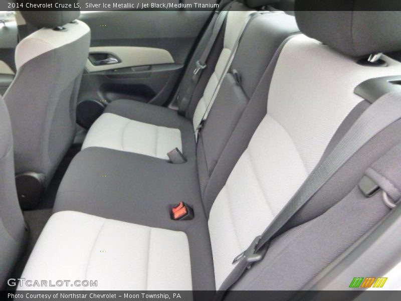 Silver Ice Metallic / Jet Black/Medium Titanium 2014 Chevrolet Cruze LS